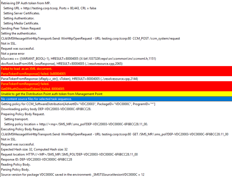 [SCCM] Task Sequence Failure - Software - Spiceworks Community
