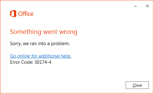 How to fix Office 2013 error 30174-4 - Software - Spiceworks