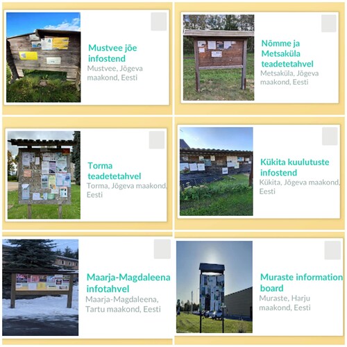 notice board pokestops