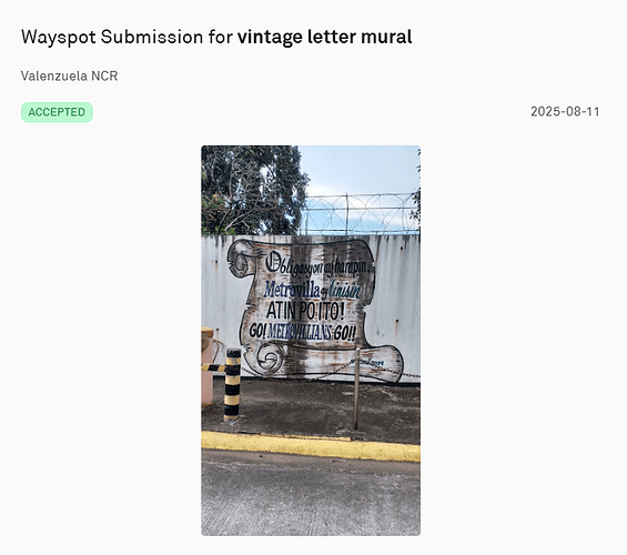 vintage letter mural