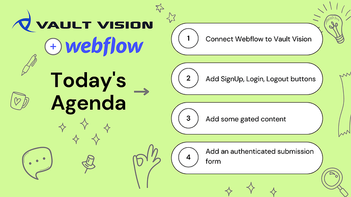 Connect Webflow to Vault Vision