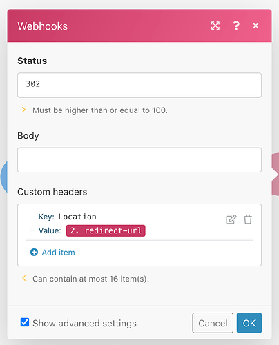 NoCodeQuest.com-Integromat-Webhook-Response