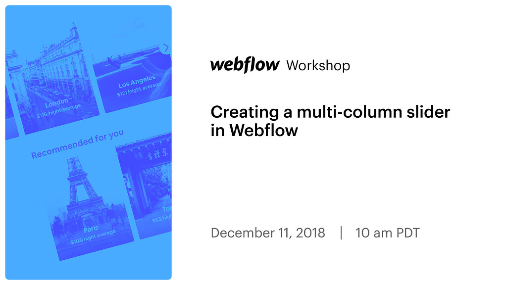 Webflow Workshop 134 Creating A Multi Column Slider In Webflow