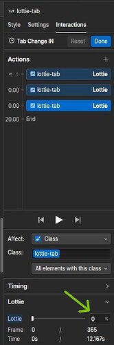 AJ - Tab change in update