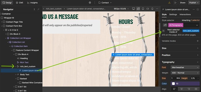 AJ - Rich Text style 1