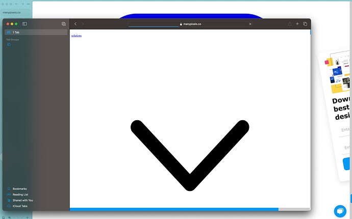 manypixels on safari and arc