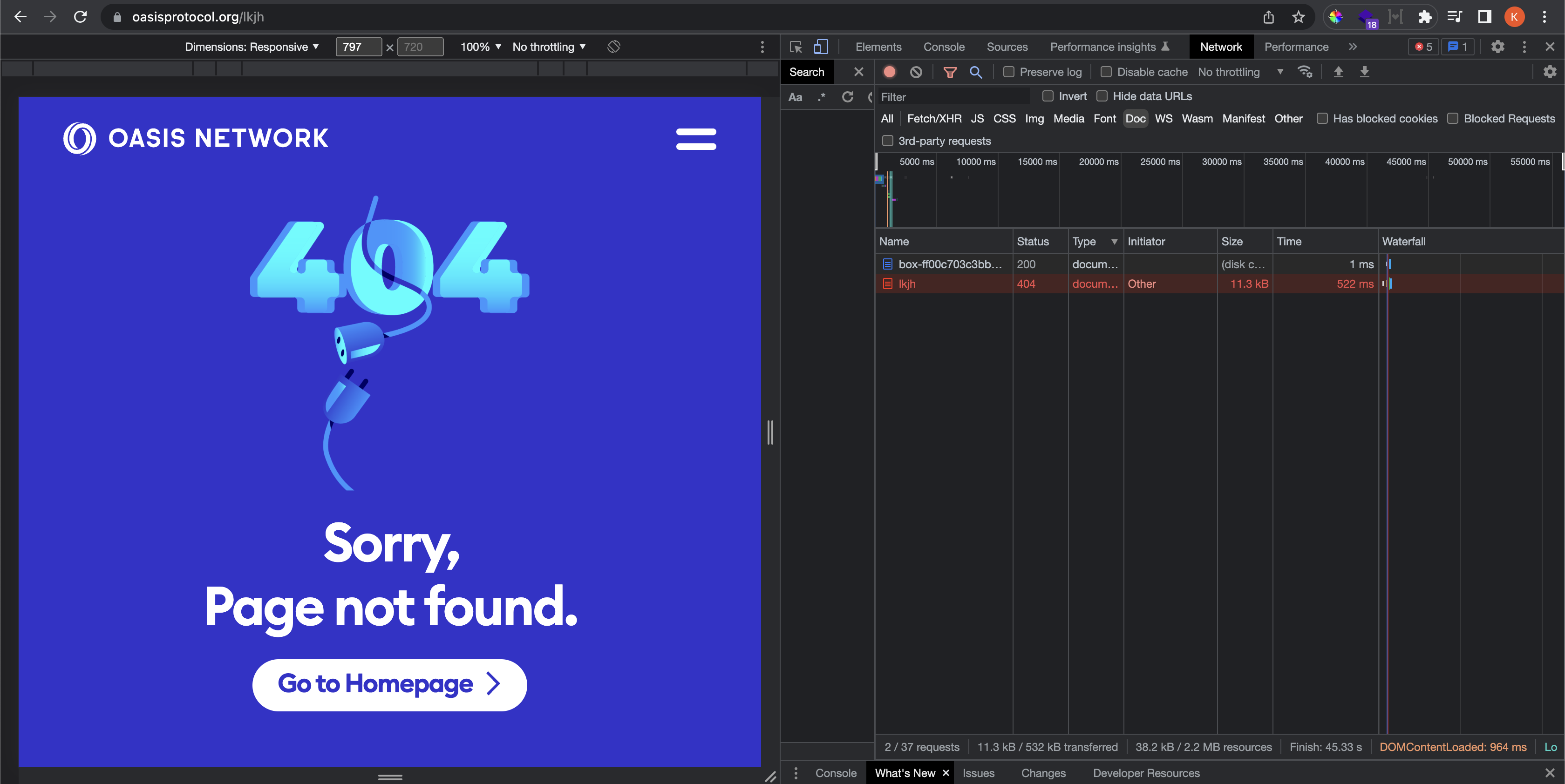 Getting a 200 status code on a /404 page - SEO - Forum | Webflow