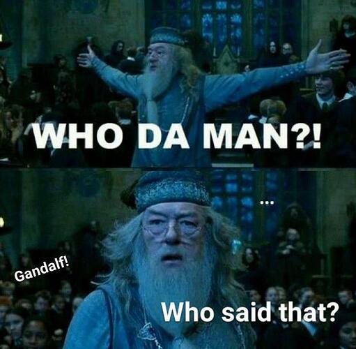 Gandalf's the Man