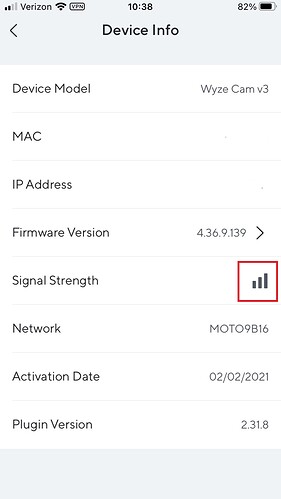 V3 signal.