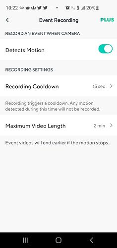 Recording Settings