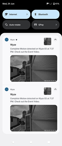 Double Notification