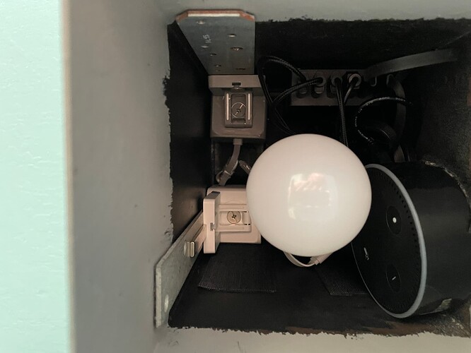 Inside with bulb