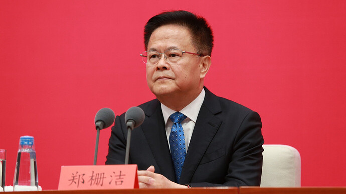 鄭柵潔已出任國家發改委主任。