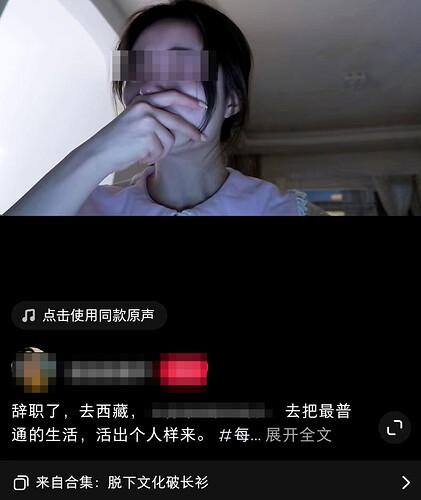 ↑一名“全职女儿”的社交媒体截图