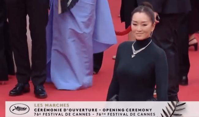 张雨绮狂秀身姿 巩俐裸唇 戛纳红毯的中国面孔