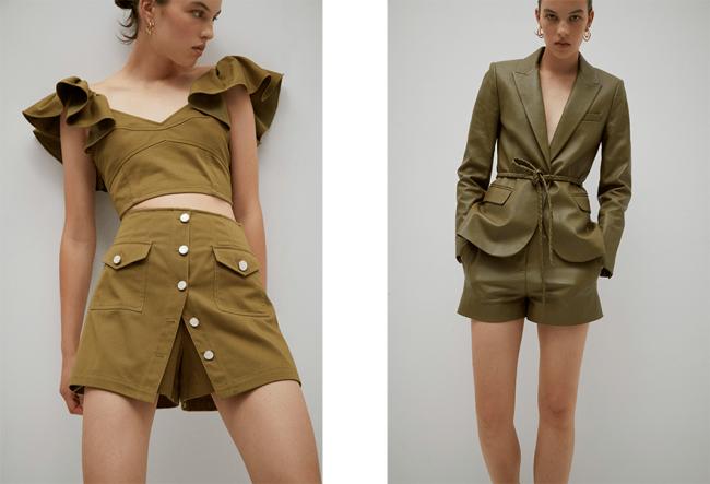 Derek Lam 10 Crosby 活力花纹 荷叶边装饰的时尚