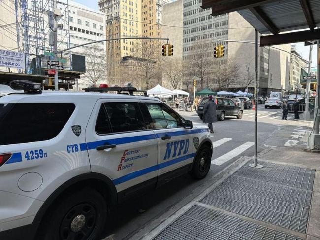 忧心骚乱…川普遭起诉 纽约数万警员严阵以待 忧心骚乱…川普遭起诉 纽约数万警员严阵以待