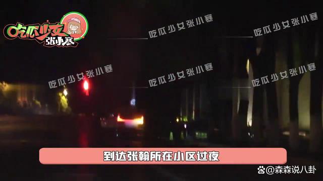 张翰新恋情曝光 与小13岁女友同回小区过夜