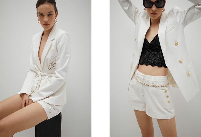 Derek Lam 10 Crosby 活力花纹 荷叶边装饰的时尚