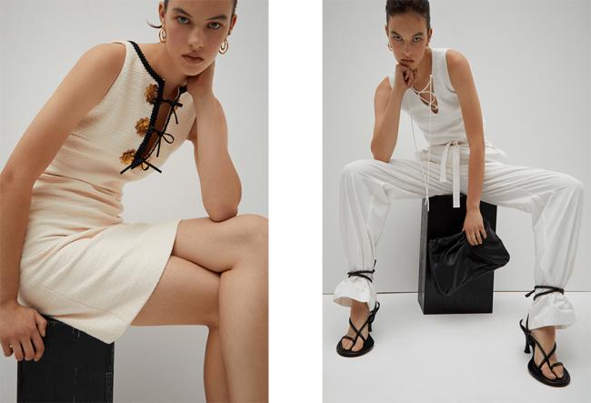 Derek Lam 10 Crosby 活力花纹 荷叶边装饰的时尚