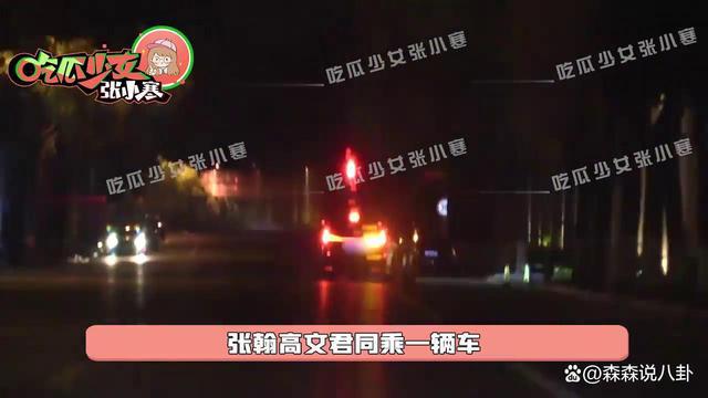 张翰新恋情曝光 与小13岁女友同回小区过夜