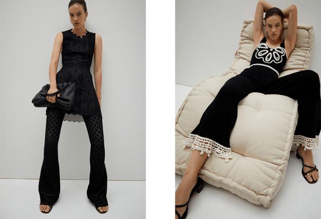 Derek Lam 10 Crosby 活力花纹 荷叶边装饰的时尚